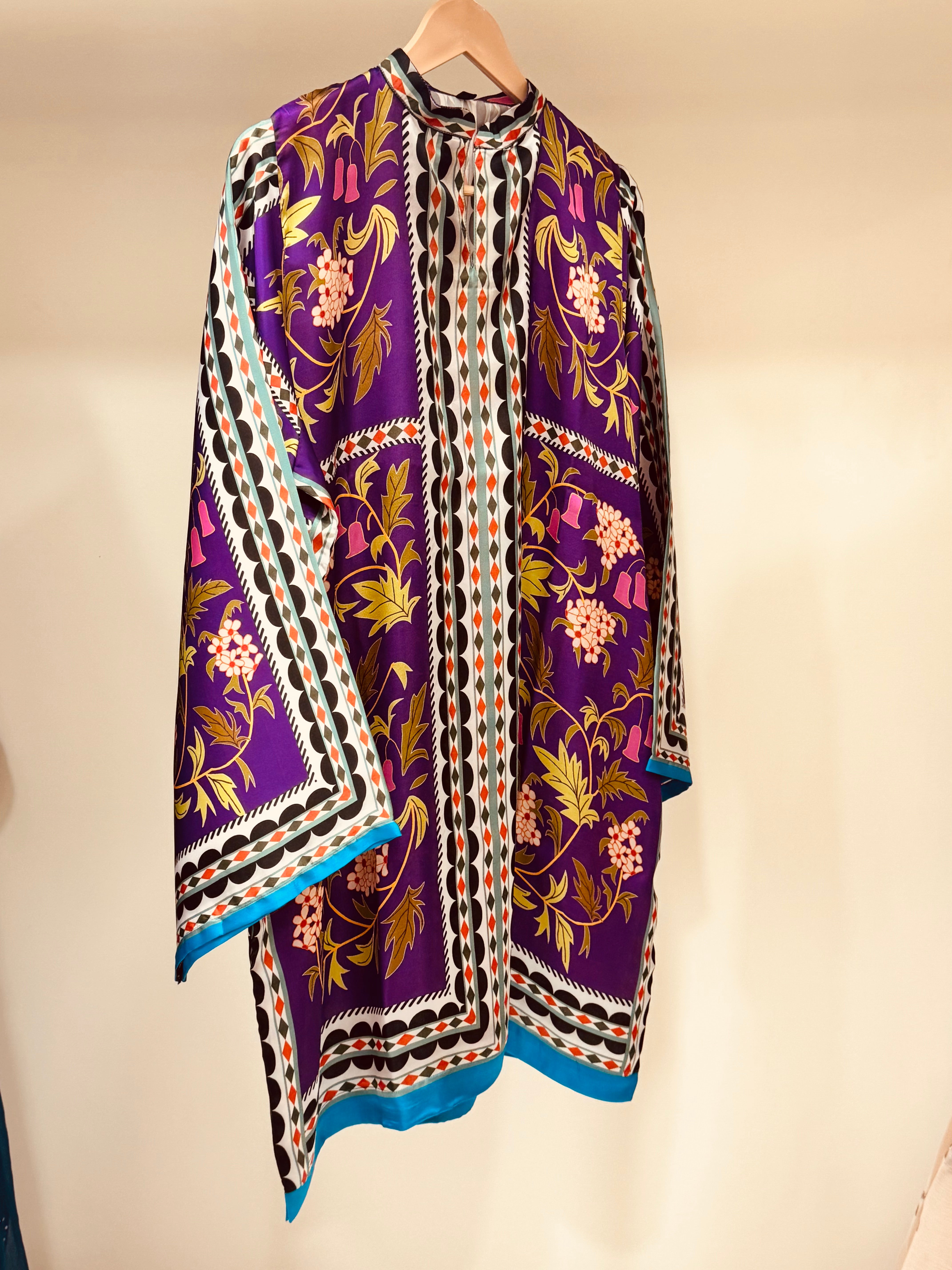 Premium Silk Printed Co-Ord Set – Women’s 2 Piece